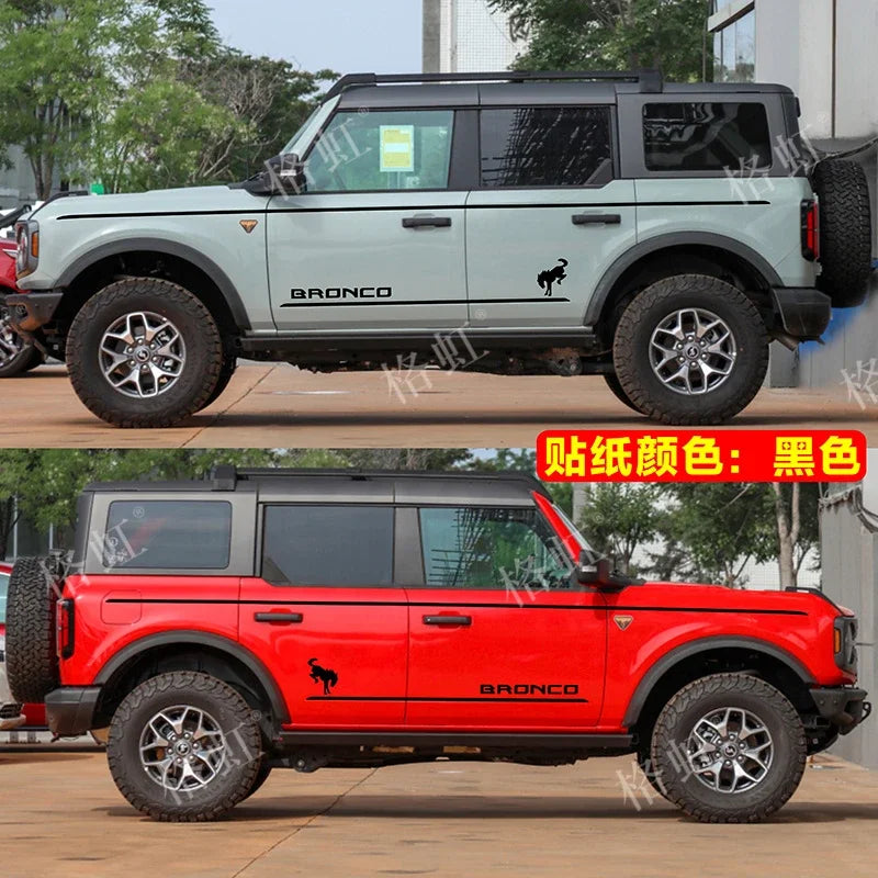 Fashion Sport Custom Appearance Modified Vinyl Decal Kit for Ford Bronco | KK Wrap - 200000182:173#C-200000182:496#D-200000182:350686#E-200000182:366#A-200000182:175#B-  DRIVEN - 4