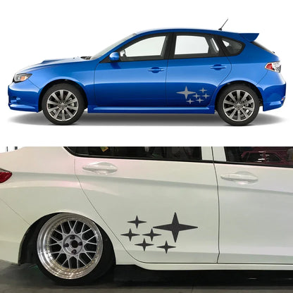 Creative Star Door Side Decal for Subaru Impreza / WRX / STI GDB | 2-Piece Vinyl Sticker - 200000182:691#Glossy Blue;5:200000990#2PCS-200000182:10#Glossy Gray;5:200000990#2PCS-200000182:193#Glossy White;5:200000990#2PCS-200000182:29#Matt Silver;5:200000990#2PCS-200000182:175#Carbon Fiber;5:200000990#2PCS-  DRIVEN - 5