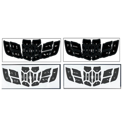 Steering Wheel Button Repair Sticker | 1-Piece Black Vinyl Control Decal for Cars - 200000182:350686#for 2019-2022-200000182:350850#for 2015-2018-  DRIVEN - 3