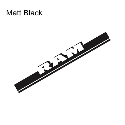 Hood Stripe Kit Decal for Dodge RAM 1500 / 2500 / 3500 Rebel / TRX | Vinyl Truck Sticker - 200000182:29#Glossy White-200000182:691#Glossy Gray-200000182:350853#Carbon Fiber-200000182:193#Glossy Black-200000182:1052#Matt Gold-  DRIVEN - 15