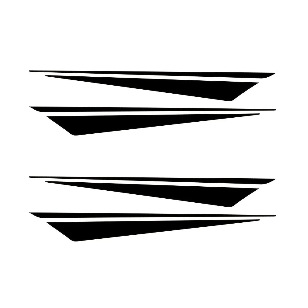 Multicolor Slanted Stripe Rim Decals | Waterproof Vinyl Sticker Set for Car Rims, Motorcycles & Helmets - 14:200004889#White-14:200003699#blue-14:200004890#black-14:29#green-14:365016#red-  DRIVEN - 1