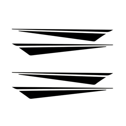 Multicolor Slanted Stripe Rim Decals | Waterproof Vinyl Sticker Set for Car Rims, Motorcycles & Helmets - 14:200004889#White-14:200003699#blue-14:200004890#black-14:29#green-14:365016#red-  DRIVEN - 1
