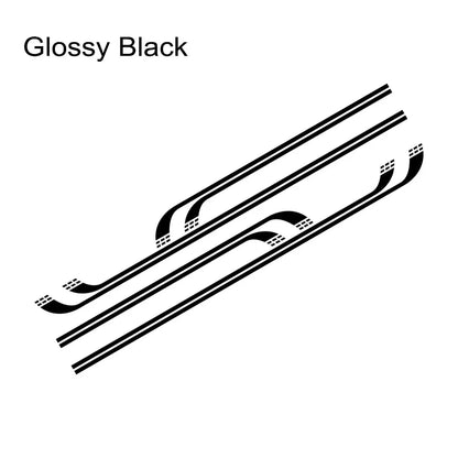Camper Van Door & Waistline Graphic Decal for Fiat Ducato / Peugeot Boxer / Citroen Relay | 4-Piece Vinyl Kit - 200000182:193#Glossy Black-200000182:29#Glossy White-200000182:691#Glossy Gray-200000182:10#Glossy Red-200000182:175#Black Gray-  DRIVEN - 14
