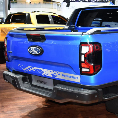Back Door Tailgate Vinyl Decal for Ford Ranger Raptor T6 / Wildtrak | Pickup Truck Sticker - 200000182:10#Glossy Red-200000182:691#Glossy Gray-200000182:366#Glossy Yellow-200000182:350852#Glossy Orange-200000182:29#Glossy White-  DRIVEN - 4