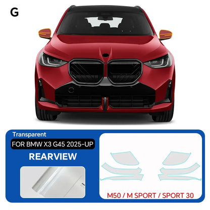 Precut PPF for BMW X3 G45 / M50 / M Sport (2025+) | TPU Headlight, Mirror & Pillar Protection - 200000182:29#Rearview Film;355:203282823#With Tools;5:200000990#Transparent Film-200000182:193#Headlight Film;355:203282823#With Tools;5:200000990#Transparent Film-200000182:691#B C Pillars;355:203282823#With Tools;5:200000990#Transparent Film-  DRIVEN - 7