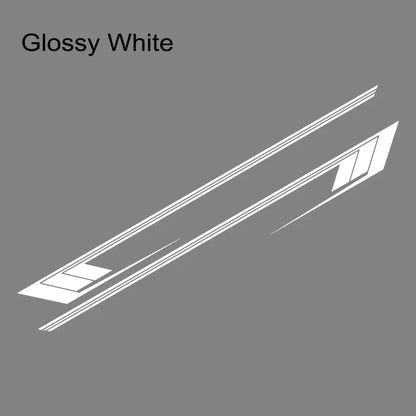 Jeep Cherokee XJ Retro Hockey Stick Racing Side Stripe Decal – Body Door & Side Skirt Vinyl (2 Pcs) | 8 Finishes - 200000182:173#Carbon Fiber-200000182:10#Glossy Red-200000182:350852#Matt Black-200000182:366#Matt Silver-200000182:175#Colorful Laser-  DRIVEN - 11