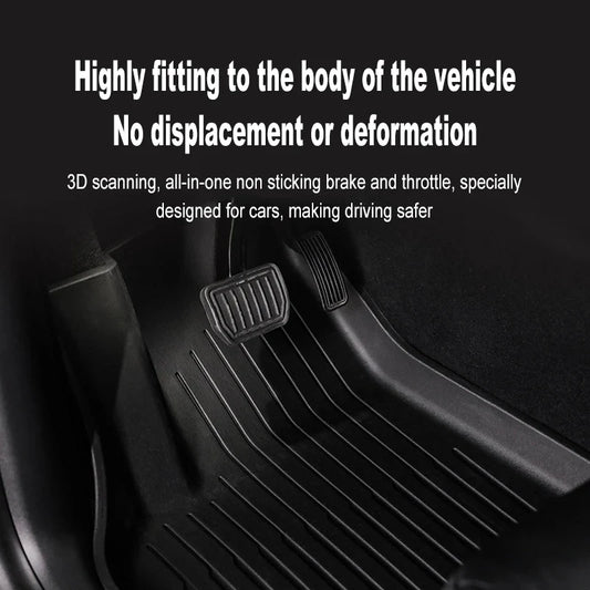 TPE Floor Mats & Luggage Mat for Tesla Model Y Juniper Premium / Performance (2025+) | All-Weather Set - 200000182:29#3PCS floor mats-  DRIVEN - 2