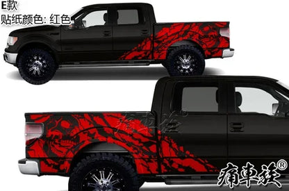 Full-Body Appearance Decoration Vinyl Kit for Ford F-150 Raptor | Custom KK Pickup Wrap - 200000182:29#A2-200000182:193#A1-200000182:366#C1-200000182:350852#C-200000182:10#B-  DRIVEN - 9