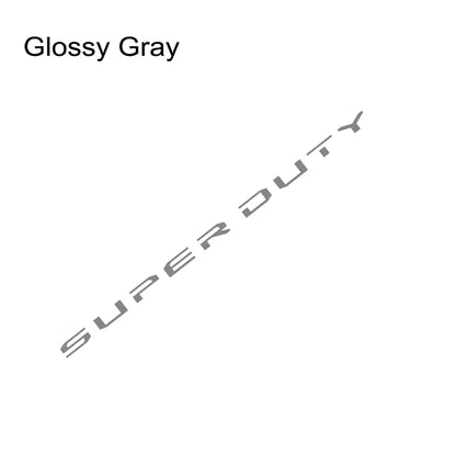 Tail Box Label Decal for Ford Super Duty F-250 / F-350 (2017–2021) | Pickup Vinyl Sticker - 200000182:496#Matt Silver-200000182:350686#Matt Gold-200000182:175#Glossy Blue-200000182:173#Matt Black-200000182:1052#Colorful Laser-  DRIVEN - 12