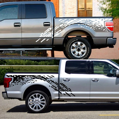 Side Bed Mud Splash Decal Kit for Ford Raptor SVT / F-150 | Vinyl Sticker Graphic