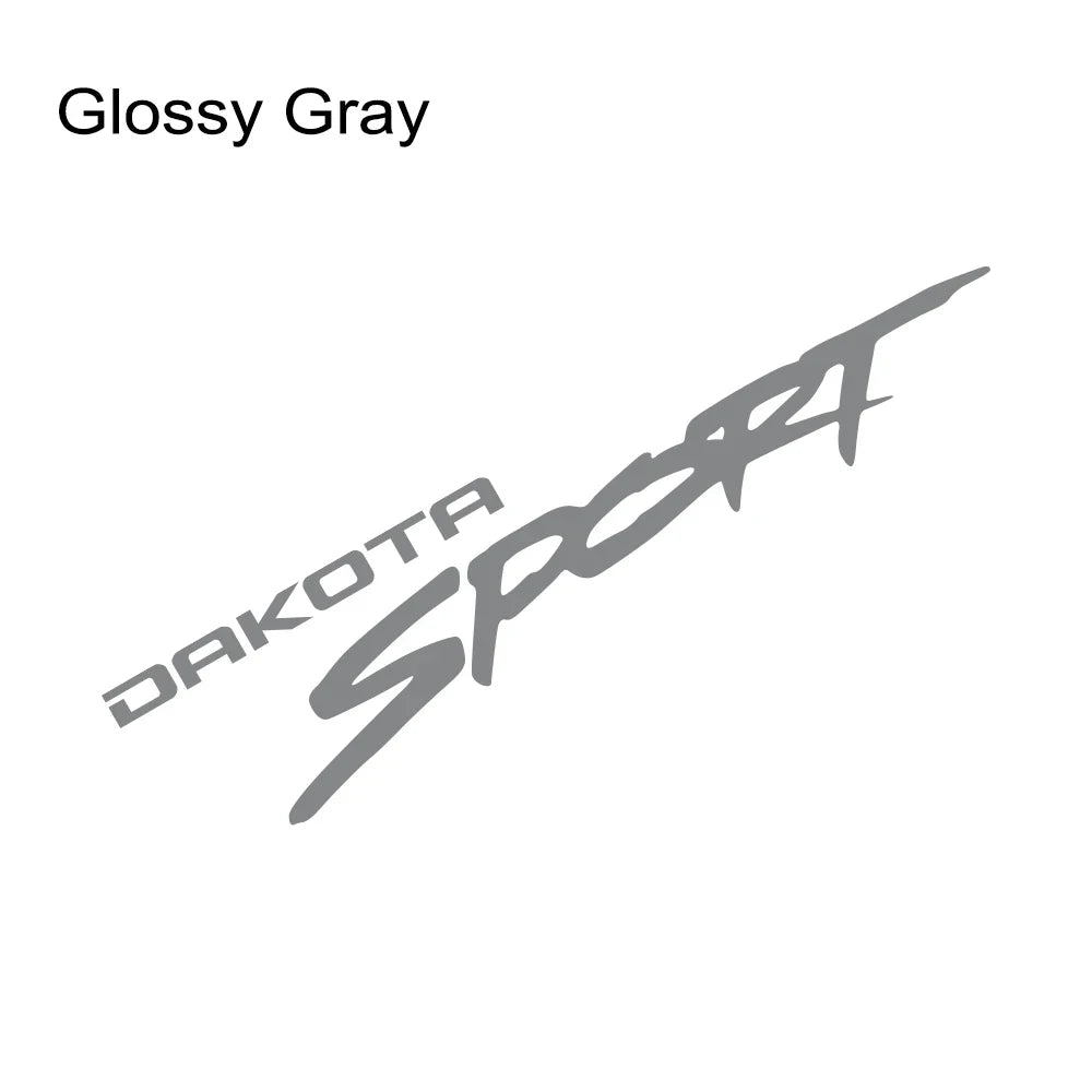 Sport Side Graphic Decal for Dodge Dakota SLT / SXT / 5.9 / R/T | Vinyl Logo Style Truck Sticker - 200000182:173#Matt Gold;355:203282823#1 Piece-200000182:173#Matt Gold;355:203282824#2 Pieces-200000182:496#Matt Silver;355:203282823#1 Piece-200000182:496#Matt Silver;355:203282824#2 Pieces-200000182:175#Glossy Blue;355:203282823#1 Piece-  DRIVEN - 18