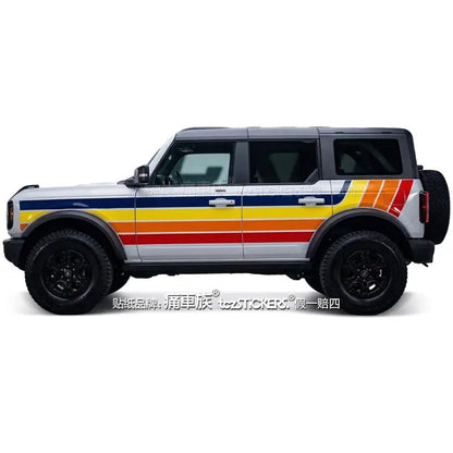 Full-Body Appearance Modification Sport Vinyl Decal Kit for Ford Bronco | Customized PVC Wrap - 200000182:175#G-200000182:173#H-200000182:496#I-200000182:350686#J-200000182:691#C-  DRIVEN - 9