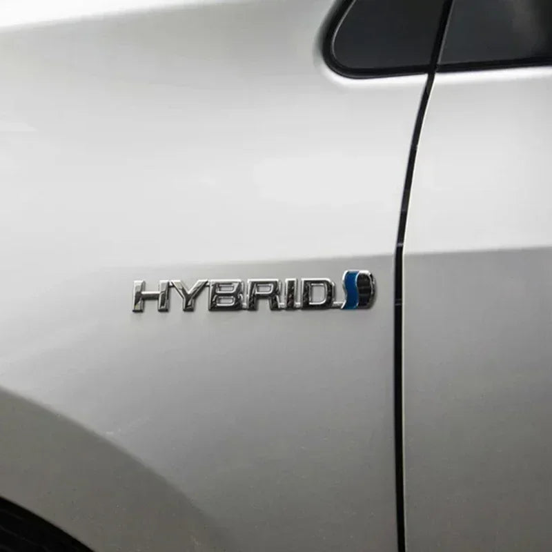 Metal HYBRID Front Grille & Trunk Badge Emblem for Toyota Land Cruiser / Camry | Decal Sticker
