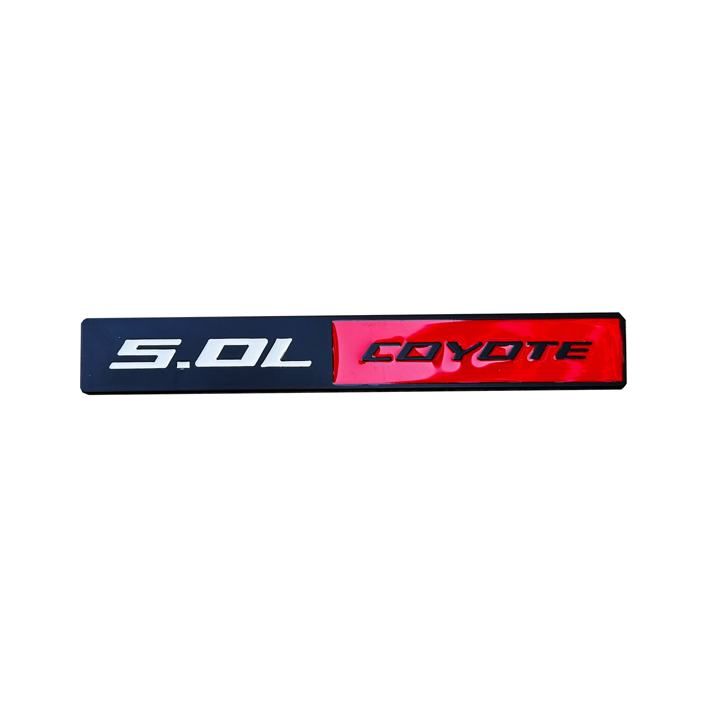 5.0L COYOTE Metal Badge | Trunk & Fender Emblem Sticker for Ford Mustang - 200000182:193#A-200000182:29#B-200000182:691#C-200000182:10#D-  DRIVEN - 7