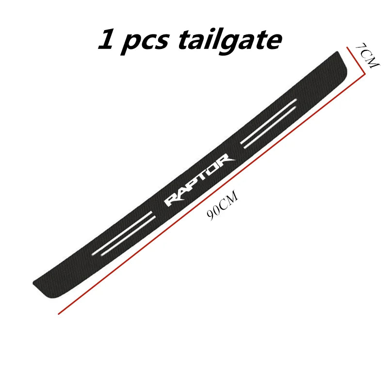 Carbon Fiber Door & Trunk Protective Strip for Ford Raptor / F-250 / Super Duty | Vinyl - 200000182:504-200000182:350850-200000182:193-  DRIVEN - 7