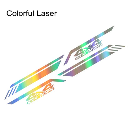 4x4 Off-Road Vinyl Decal for Cars & Pickup Trucks | 47.2" x 3.9" Body Graphic Sticker - 200000182:200013901#Carbon Fiber-200000182:200211869#Colorful Laser-200000182:1052#Matt Silver-200000182:350686#Matt Black-200000182:350852#Glossy Red-  DRIVEN - 13