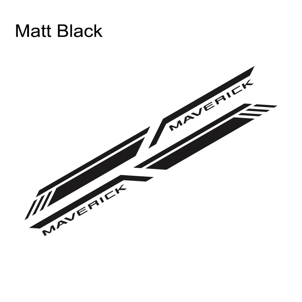 Trunk Side Stripe Decal for Ford Maverick XL / XLT / Lariat | Pickup Bed Vinyl Sticker - 200000182:29#Glossy White-200000182:193#Glossy Black-200000182:771#Carbon Fiber-200000182:200004890#Matt Black-200000182:200006152#Colorful Laser-  DRIVEN - 17
