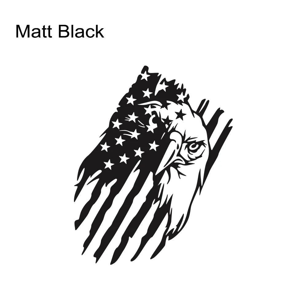 American Bald Eagle Flag Tailgate Decal – Pickup Truck Vinyl Sticker | Ford F-150, Tacoma, Hilux, D-Max, Dodge Ram - 200000182:350852#Glossy Orange;5:361385#50x30cm-200000182:350852#Glossy Orange;5:200000990#40x24cm-200000182:366#Glossy Yellow;5:361385#50x30cm-200000182:366#Glossy Yellow;5:200000990#40x24cm-200000182:691#Glossy Gray;5:361385#50x30cm-  DRIVEN - 12