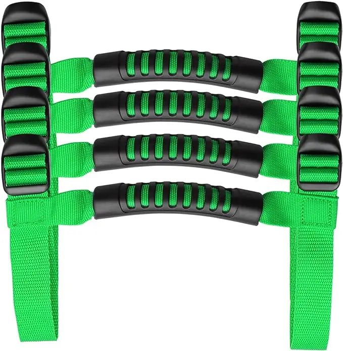 Roll Bar Grab Handles Grip for Jeep Wrangler YJ/TJ/JK/JL (1995–2021) | 4-Piece Set