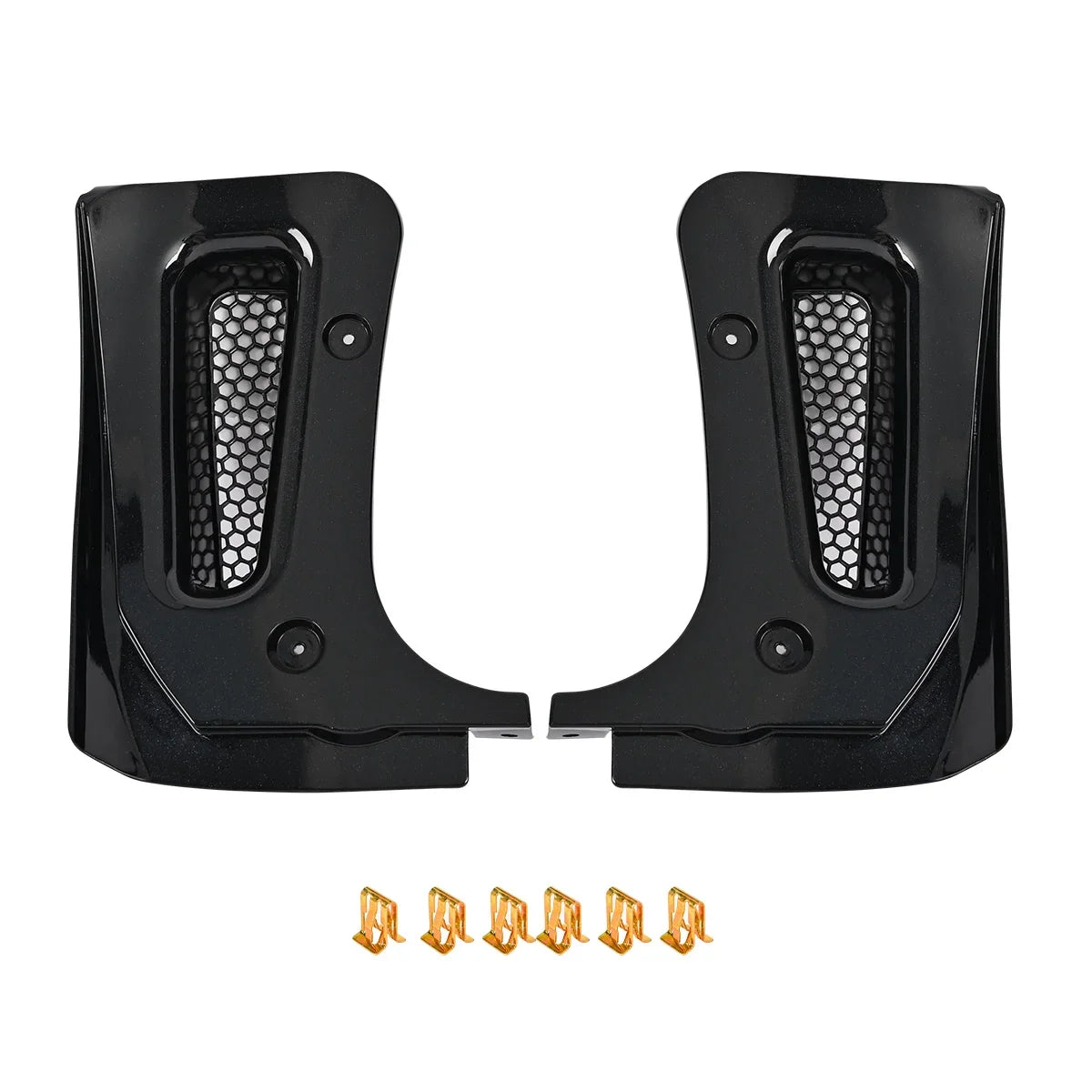 Rear Mudguard Extended Body Kit Flaps & Guards Carbon Fiber for Chevrolet Corvette C8 | Black