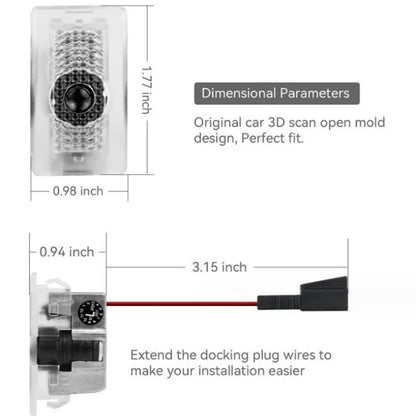 Car Door LED Logo Projector Welcome Lights for Tesla | HD 3D Laser Ghost Shadow Light (2 or 4pcs) - 14:175#Tesla13;355:203287811#4PCS-14:365458#Tesla06;355:203287811#4PCS-14:350850#Tesla07;355:203287813#2PCS-14:200002130#Tesla05;355:203287811#4PCS-14:365458#Tesla06;355:203287813#2PCS-  DRIVEN - 2