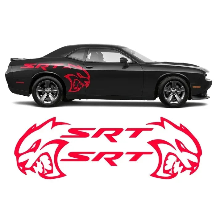 Hellcat SRT Rear Fender Tribal Decal — Both Sides Included | Challenger, Charger & Mustang - 200000182:691#03;5:200000990#Both Side-200000182:10#04;5:200000990#Both Side-200000182:193#01;5:200000990#Both Side-200000182:29#02;5:200000990#Both Side-200000182:175#07;5:200000990#Both Side-  DRIVEN - 4