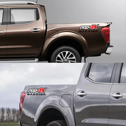 Pro-4X Rear Bed Side Decal for Nissan Navara Warrior / SL / ST | Vinyl Truck Graphic Sticker - 200000182:771#Pro 4X-  DRIVEN - 3