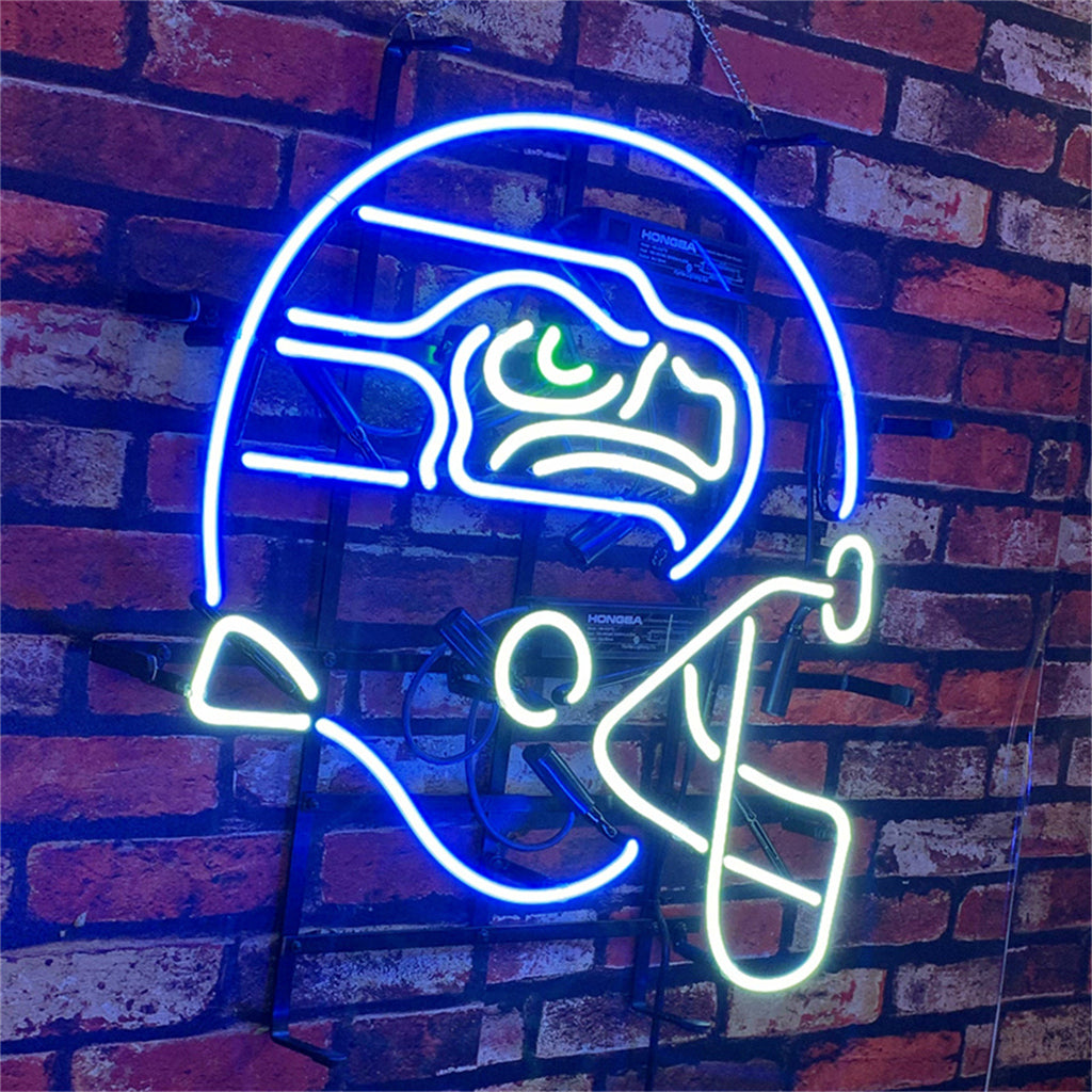 Seattle Seahawks Helmet Neon Signs Light - ME216-  DRIVEN - 2