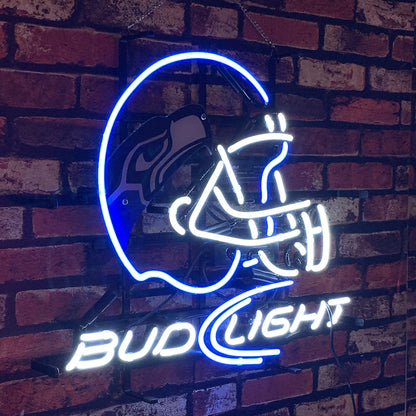 Seattle Seahawks Helmet Bud Light Neon Signs - ME214-  DRIVEN - 3
