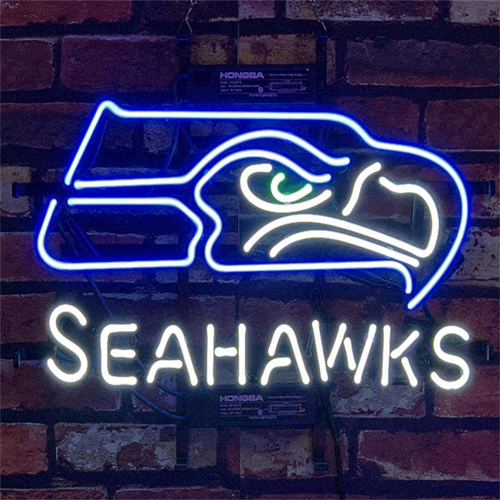 Seattle Seahawks Logo Neon Signs Light - MEXC050-  DRIVEN - 1