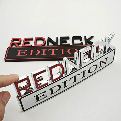 Universal Redneck Edition Emblem Badge | Ford F-150 / Silverado / RAM / Toyota / Jeep Trucks