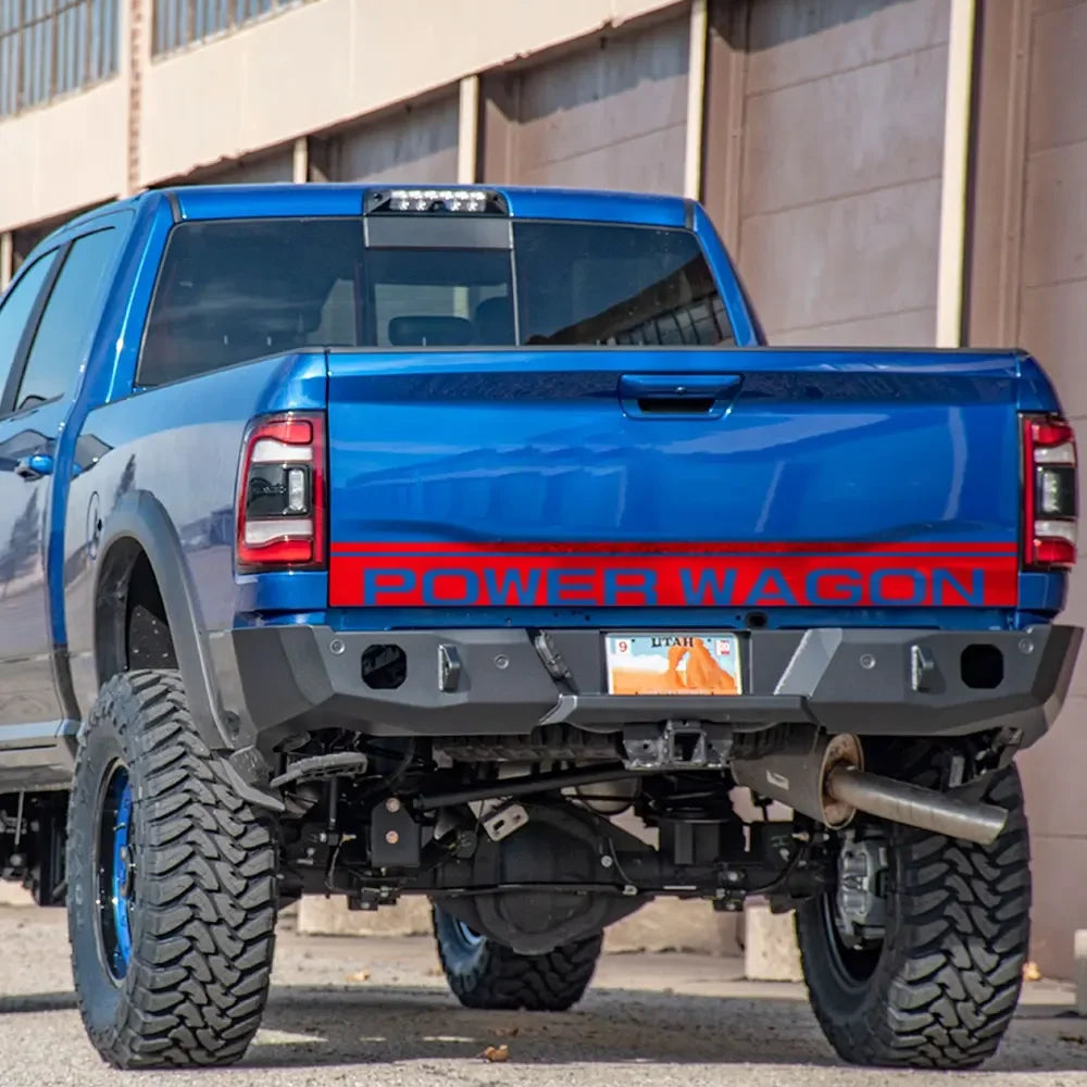 Power Wagon Tailgate Custom Letter Decal for Dodge RAM 1500 / 2500 Rebel | 12-Color Vinyl Sticker - 200000182:200004890#Matt Black-200000182:771#Carbon Fiber-200000182:350853#Matt Sliver-200000182:200006152#Colorful Laser-200000182:173#Glossy Blue-  DRIVEN - 5