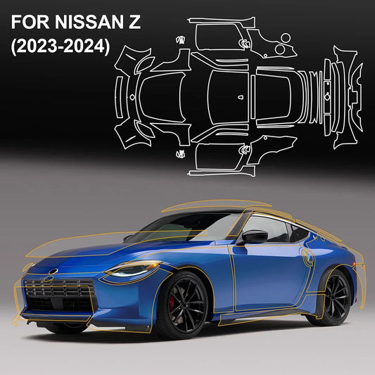 Precut PPF for Nissan Fairlady Z / RZ34 (2023–2025) | TPU Paint Protection Film - 200000182:350852#Rear Side-  DRIVEN - 2