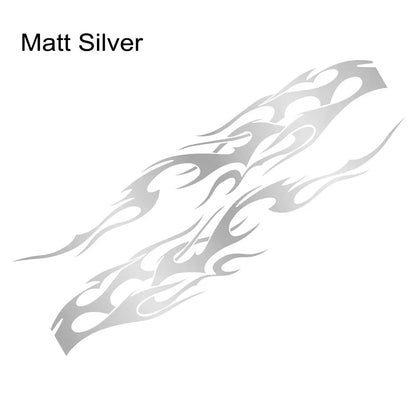 Flame Graphics Side Body Sticker | 2-Piece Universal Vinyl Sports Racing Decal - 200000182:193#Glossy Black;5:361385#150cmx25cm-200000182:29#Glossy White;5:361385#150cmx25cm-200000182:691#Glossy Gray;5:361385#150cmx25cm-200000182:10#Glossy Red;5:361385#150cmx25cm-200000182:350852#Matt Black;5:361385#150cmx25cm-  DRIVEN - 10