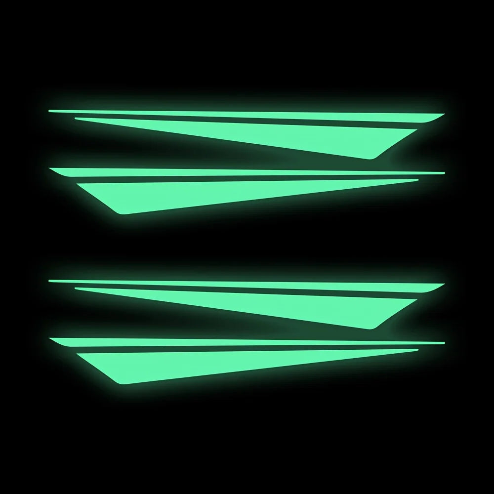 Multicolor Slanted Stripe Rim Decals | Waterproof Vinyl Sticker Set for Car Rims, Motorcycles & Helmets - 14:200004889#White-14:200003699#blue-14:200004890#black-14:29#green-14:365016#red-  DRIVEN - 4