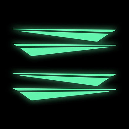 Multicolor Slanted Stripe Rim Decals | Waterproof Vinyl Sticker Set for Car Rims, Motorcycles & Helmets - 14:200004889#White-14:200003699#blue-14:200004890#black-14:29#green-14:365016#red-  DRIVEN - 4