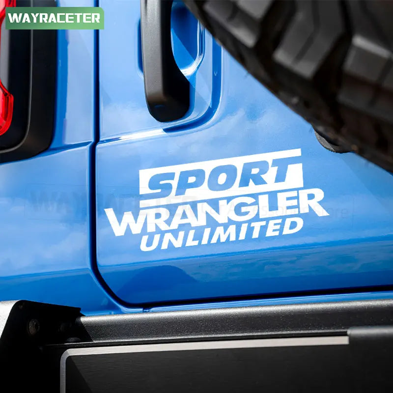 Jeep Wrangler Reflective Fender & Hood Decal – Rubicon / Unlimited / Sport | JK JL TJ YJ CJ - 200000182:193#Reflective black-200000182:29#Reflective white-200000182:350852#Reflective orange-200000182:175#Reflective green-200000182:10#Reflective red-  DRIVEN - 4