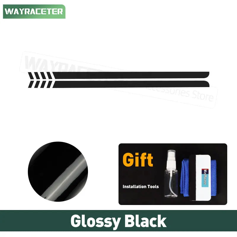 First Edition Door Side Skirt Stripe Decal for Ford Bronco | 2-Piece Vinyl Sticker Kit - 200000182:10#Matte black Gray;5:200000990#For 2-door-200000182:350852#Glossy carbon black;5:200000990#For 2-door-200000182:29#Glossy black Gray;5:200000990#For 2-door-200000182:691#Matte black Red;5:200000990#For 2-door-200000182:173#Glossy white;5:200000990#For 2-door-  DRIVEN - 9
