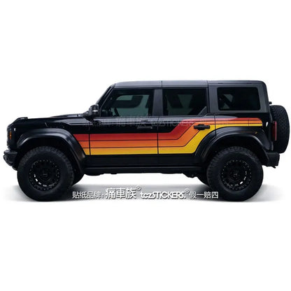 Full-Body Appearance Modification Sport Vinyl Decal Kit for Ford Bronco | Customized PVC Wrap - 200000182:175#G-200000182:173#H-200000182:496#I-200000182:350686#J-200000182:691#C-  DRIVEN - 7