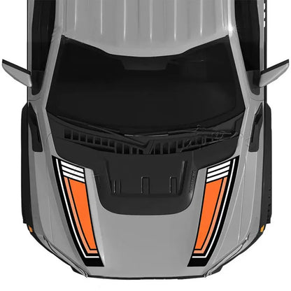 Custom Matte Black Engine Hood Stripe Kit | Front Graphics for Ford Raptor / Mustang - 200000182:200006152#K-200000182:1052#J-200000182:173#G-200000182:366#F-200000182:200013901#I-  DRIVEN - 11