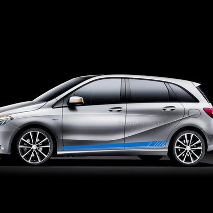 Edition 1 Hood & Side Stripe Decal Kit for Mercedes-Benz B-Class (W246/W247) | AMG-Style Vinyl - 200000182:193#Glossy Black-200000182:29#Glossy White-200000182:691#Glossy Gray-200000182:10#Glossy Red-200000182:366#Glossy Yellow-  DRIVEN - 3