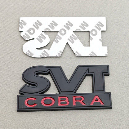 3D Metal SVT Cobra Badge Emblem | Grille & Trunk Sticker for Ford Mustang - 200000182:193#Grill Chrome-200000182:29#Grill Black-200000182:691#Sticker Chrome-200000182:10#Sticker Black-  DRIVEN - 8