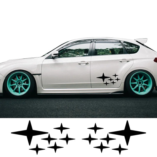 Creative Star Door Side Decal for Subaru Impreza / WRX / STI GDB | 2-Piece Vinyl Sticker - 200000182:691#Glossy Blue;5:200000990#2PCS-  DRIVEN - 1