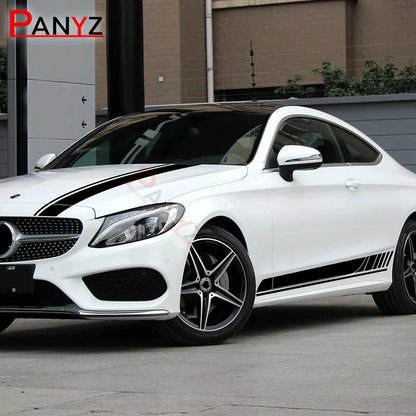 Side Stripes, Hood, Roof & Rear Decal Kit for Mercedes-Benz C-Class W205 / C63 AMG | Vinyl Graphics - 200000182:173#Gloss Blue;5:361385#W205 2-Door Coupe-200000182:173#Gloss Blue;5:200000990#W205 4-door Sedan-200000182:366#Gloss Yellow;5:361385#W205 2-Door Coupe-200000182:366#Gloss Yellow;5:200000990#W205 4-door Sedan-200000182:350852#Carbon Fiber;5:361385#W205 2-Door Coupe-  DRIVEN - 3