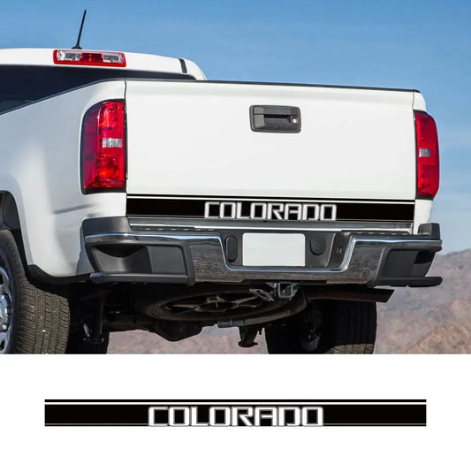 Custom Letter Tailgate Decal for Pickup Trucks | Rear Tail Vinyl Film Graphic - 200000182:366#Glossy Yellow-  DRIVEN - 2
