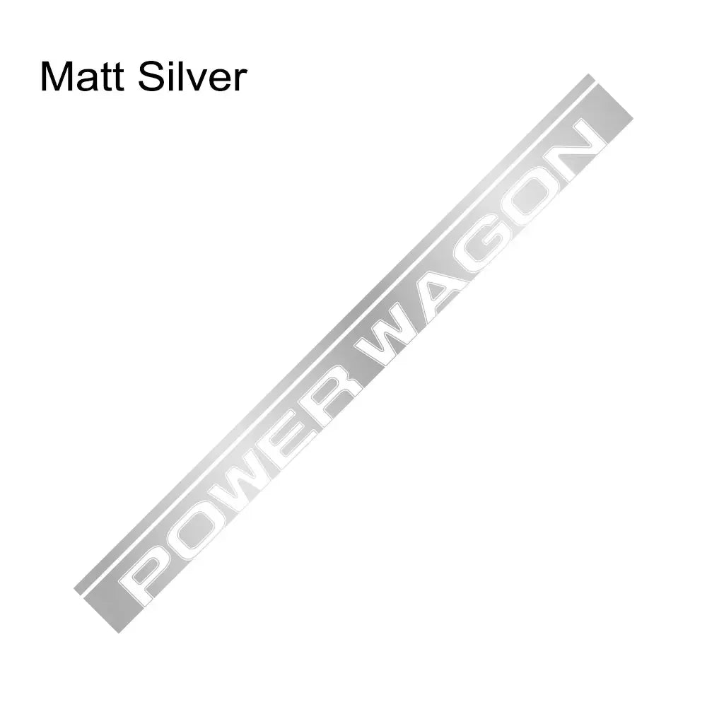 Power Wagon Tailgate Custom Letter Decal for Dodge RAM 1500 / 2500 Rebel | 12-Color Vinyl Sticker - 200000182:200004890#Matt Black-200000182:771#Carbon Fiber-200000182:350853#Matt Sliver-200000182:200006152#Colorful Laser-200000182:173#Glossy Blue-  DRIVEN - 18