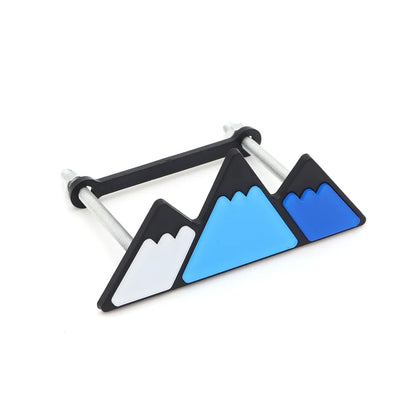 TRD Tri-Color Grille Badge Emblem for Toyota Tacoma / Tundra / 4Runner / Highlander | 3-Piece ABS Set - 200000182:350686#Type 8-200000182:173#Type 6-200000182:496#Type 7-200000182:29#Type 2-200000182:691#Type 3-  DRIVEN - 8