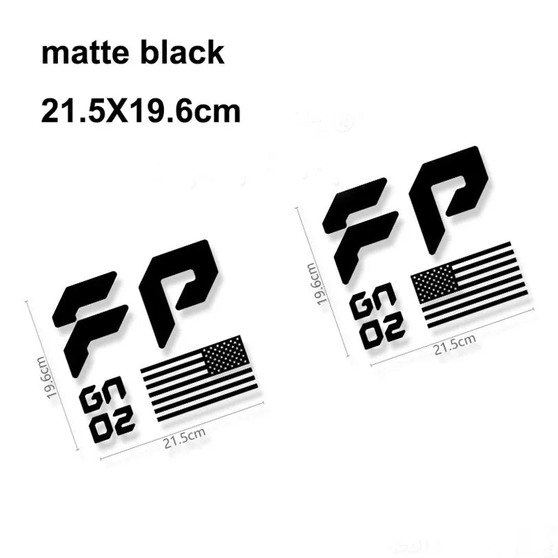 FP Performance USA Flag Bedside Decal for Ford F-150 / F-250 Raptor (Gen 1, 2 & 3) | Vinyl Sticker Pair - 200000182:10#red color 03-200000182:173#D-200000182:175#C-200000182:29#A-200000182:366#E-  DRIVEN - 7