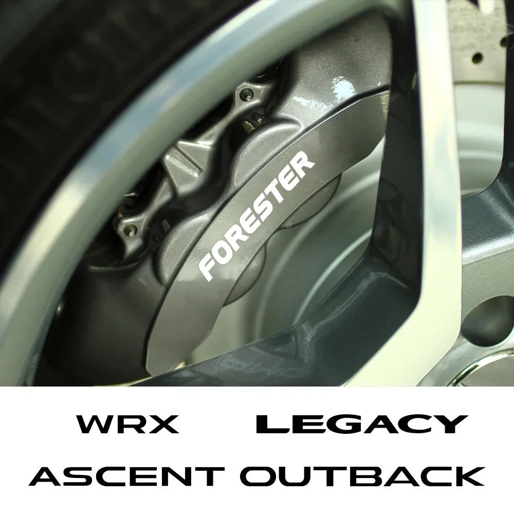 Brake Caliper Badge Sticker for Subaru Forester / XV / Crosstrek / Outback / Legacy / BRZ | 6-Piece Heat-Resistant Vinyl - 200000182:175#For Ascent;355:203282824#White-200000182:175#For Ascent;355:203282825#Red-200000182:366#For BRZ;355:203282825#Red-200000182:175#For Ascent;355:203282823#Black-200000182:10#For Legacy;355:203282825#Red-  DRIVEN - 2