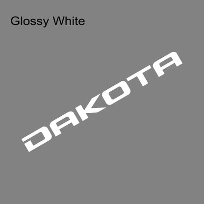 Front Windshield Decal for Dodge Dakota SLT / SXT / 5.9 / R/T | Vinyl Truck Window Sticker - 200000182:691#Glossy Gray-200000182:10#Glossy Red-200000182:193#Glossy Black-200000182:29#Glossy White-200000182:175#Glossy Blue-  DRIVEN - 9